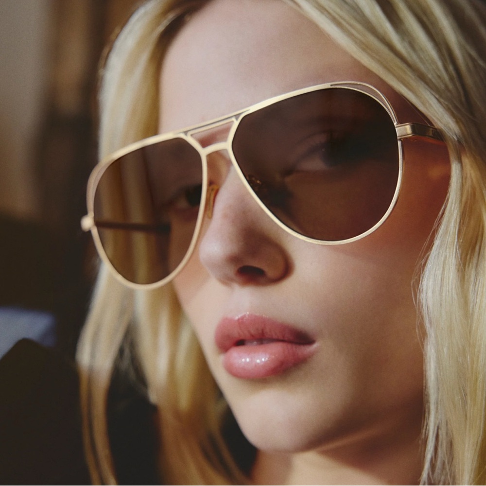 Quay Australia OPEN TAB Gold Aviator Sunglasses